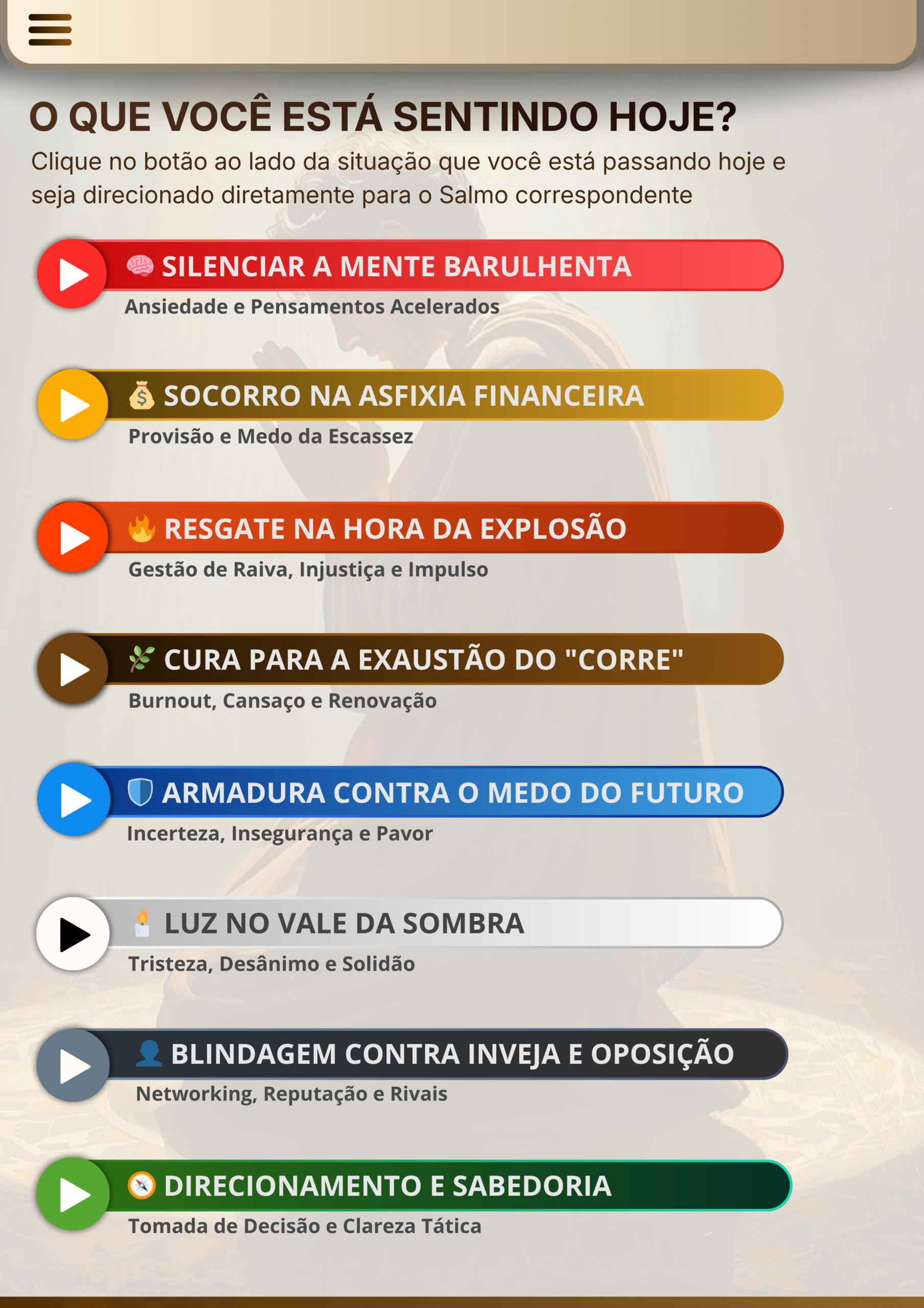 Mapa de Direcionamento Salmos (amostras)(2)